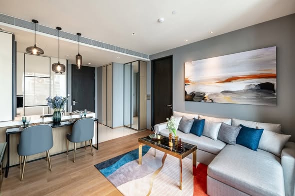 living room of BEATNIQ