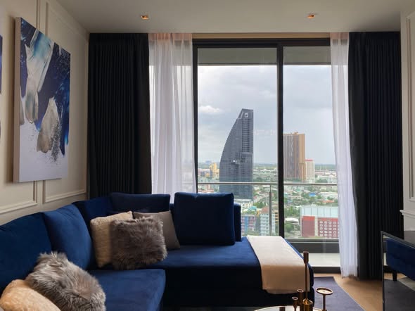 living room and bedroom of BEATNIQ