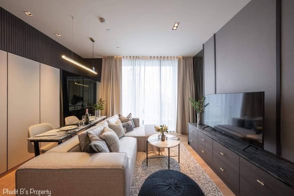 living room and bedroom of BEATNIQ