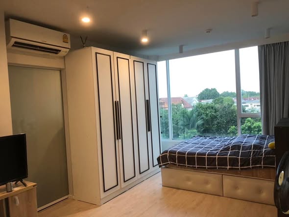 bedroom and room interior of คอนโด ยู เกษตร-นวมินทร์