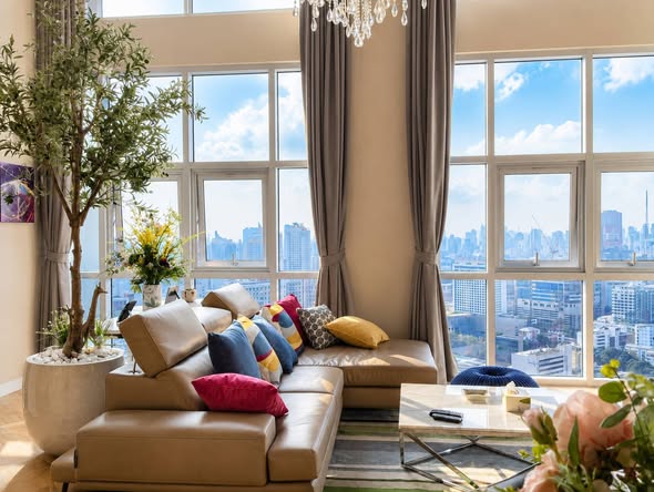 living room of Belle Grand Rama 9