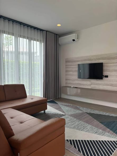bedroom and living room of Burasiri Krungthep Kreetha