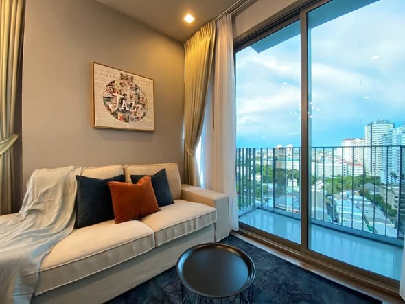 living room and bedroom of CEIL By Sansiri