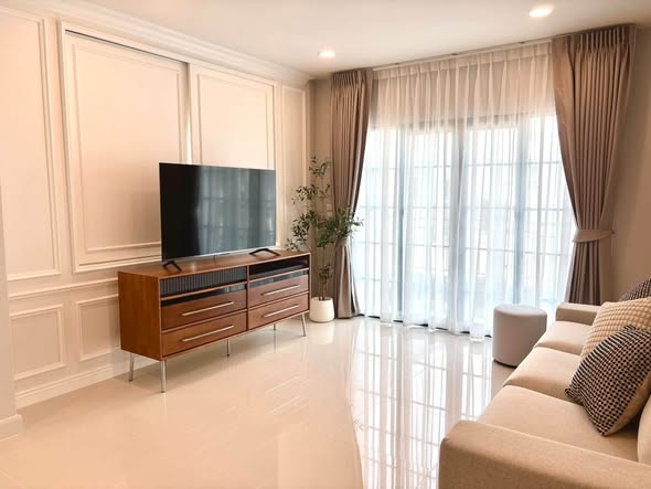 living room and bedroom of Centro Bangna