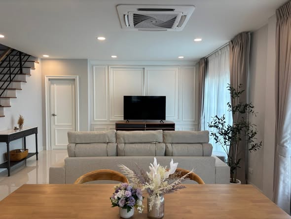 living room and kitchen of Centro Bangna