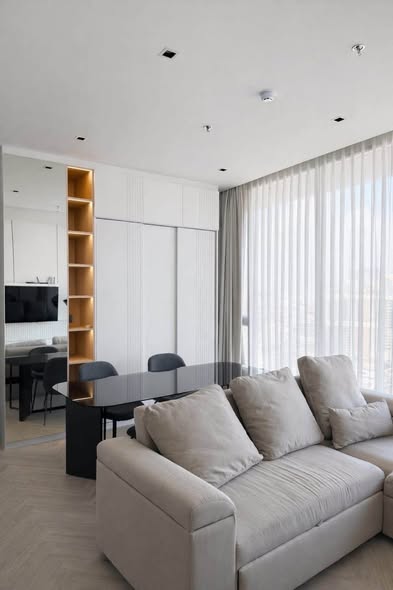 living room and room interior of Chapter Charoennakhon–Riverside