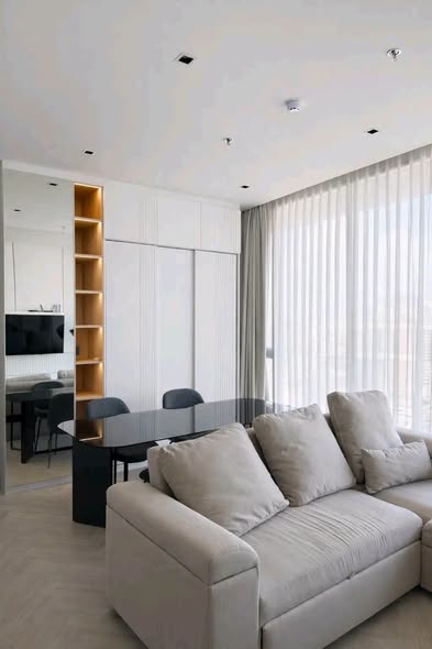 living room and room interior of Chapter Charoennakhon–Riverside