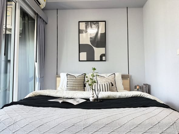 bedroom of Chapter One Eco Ratchada-HuaiKhwang