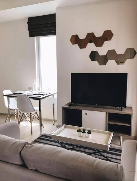 living room of Chapter One Eco Ratchada-HuaiKhwang