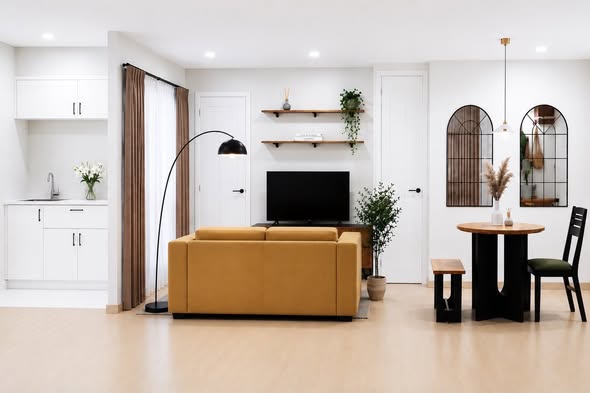 living room of City Home Tha Phra Intersection