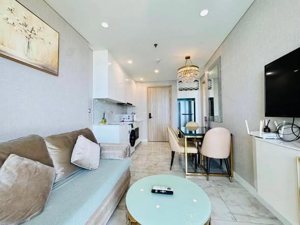 bedroom and living room of Copacabana Beach Jomtien