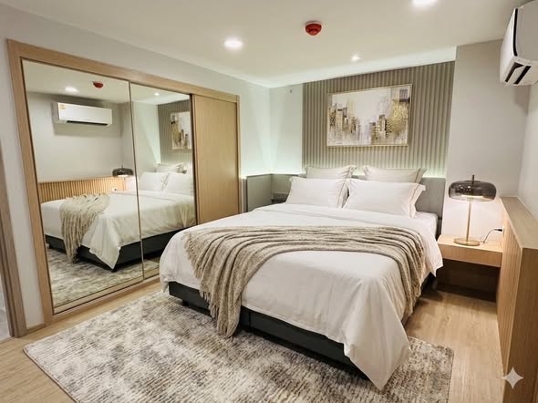 bedroom of Culture Chula คัลเจอร์ จุฬา