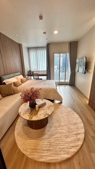 bedroom and living room of Culture Thonglor