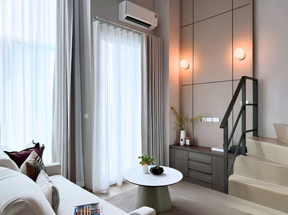 bedroom and living room of Culture Thonglor