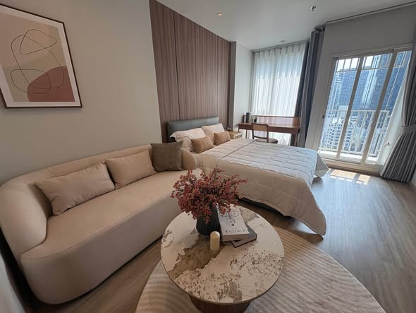 living room and bedroom of Culture Thonglor