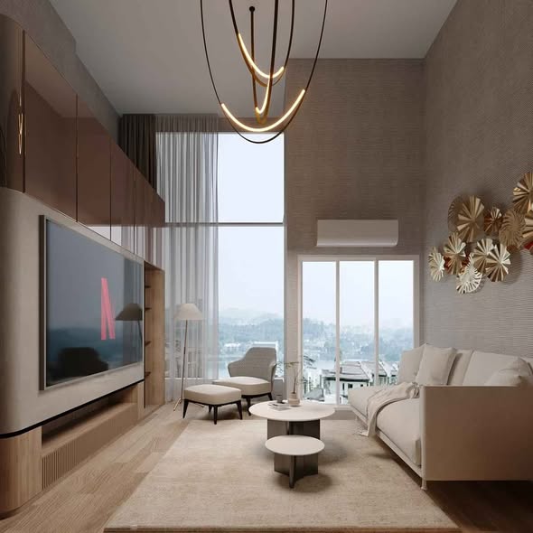 living room and bedroom of Culture Thonglor