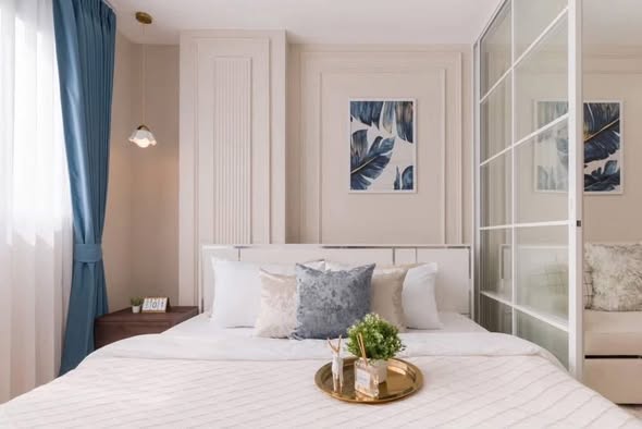 bedroom of D condo ramindra
