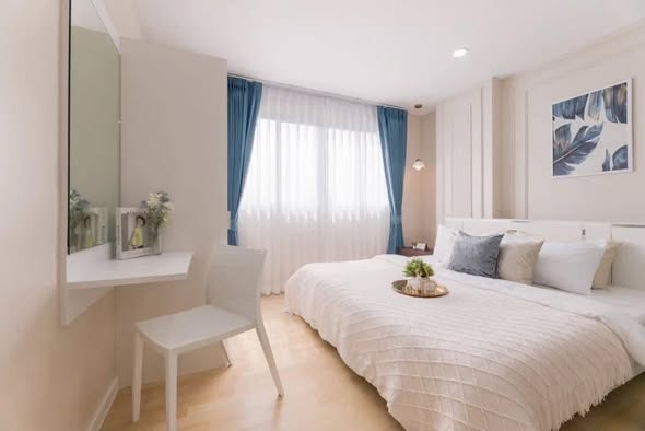 bedroom of D condo ramindra