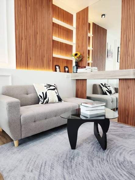 living room and room interior of D condo ramindra
