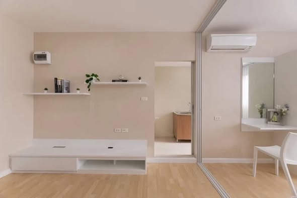 living room and room interior of D condo ramindra