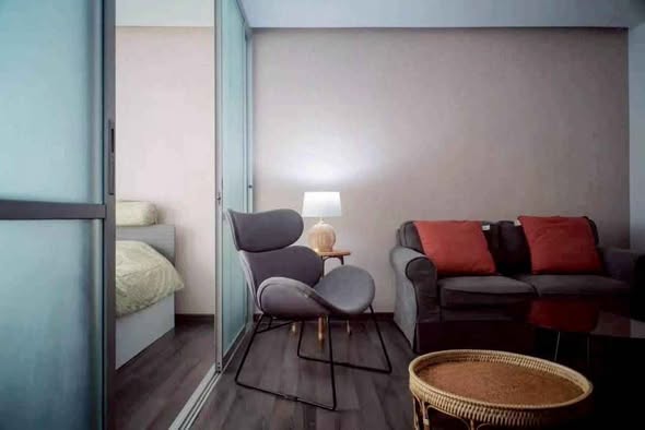 living room and bedroom and room interior of D Vieng Santitham