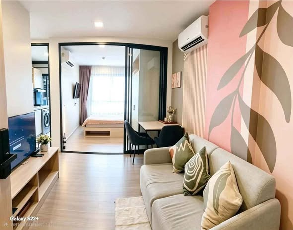 living room and bedroom of dcondo Reef Phuket