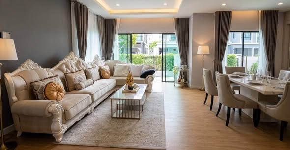 living room and bedroom of Delight, Don Muang – Rangsit (Red Line)