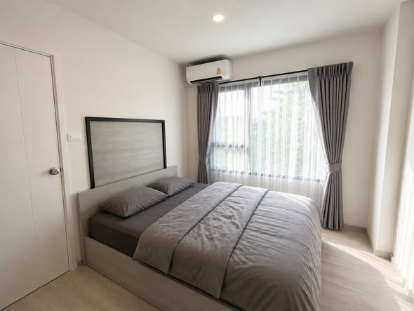 bedroom of Escent Park Ville Chiangmai