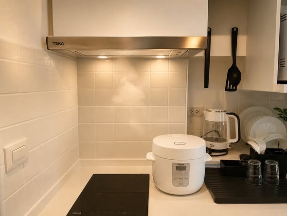 kitchen of Escent Park Ville Chiangmai