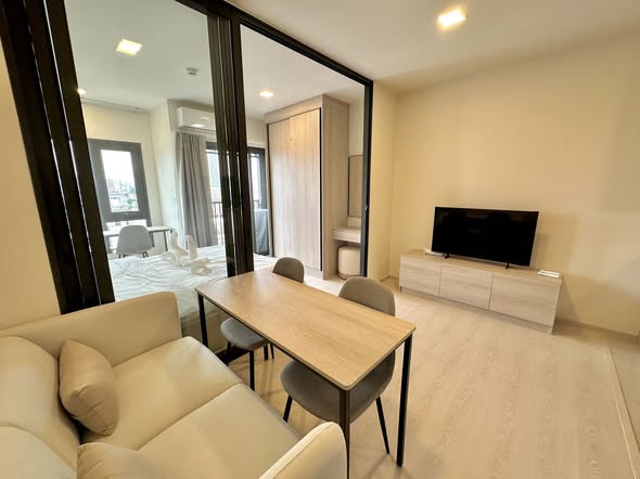 living room and bedroom and room interior of FLO by Sansiri