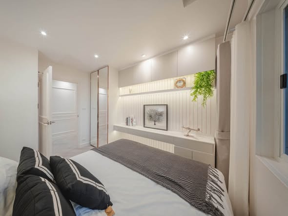 bedroom of Fortune CondoTown
