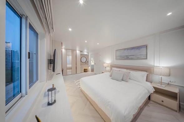 bedroom of Fortune CondoTown