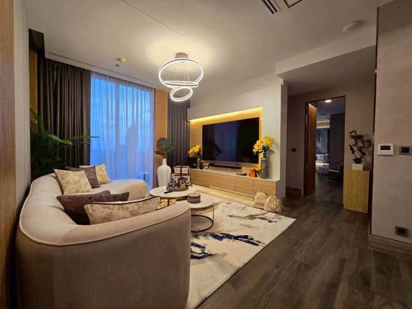 bedroom and living room of Four Seasons Private Residences