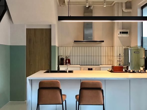 bathroom and kitchen of Fragrant 71 Condo |