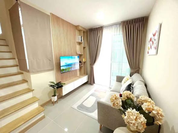 living room of Golden Neo, Sukhumvit LaSalle