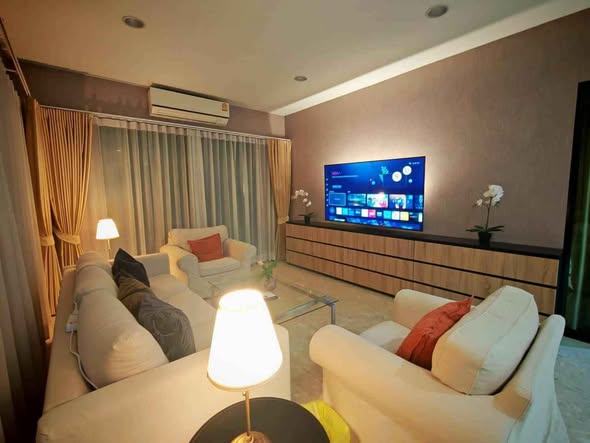 bedroom and living room of Grand Bangkok Boulevard Sathorn