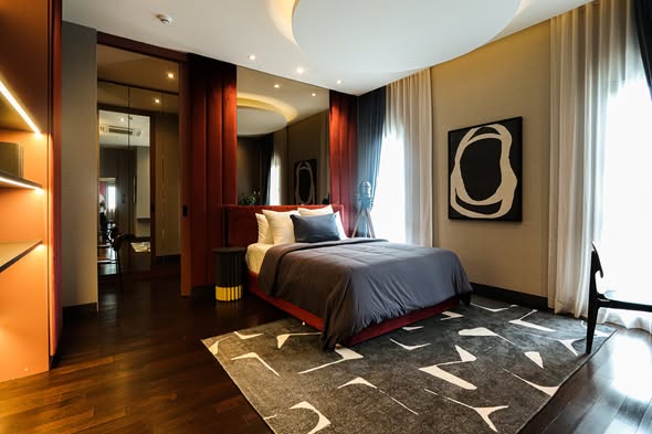 bedroom of Grand Bangkok Boulevard Sukhumvit – Srinakarin