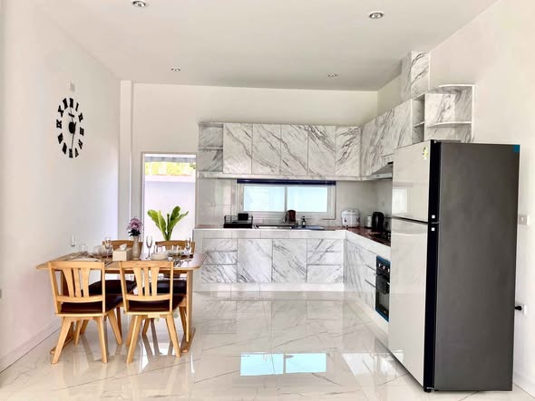 kitchen of Green Lung Pool Villas