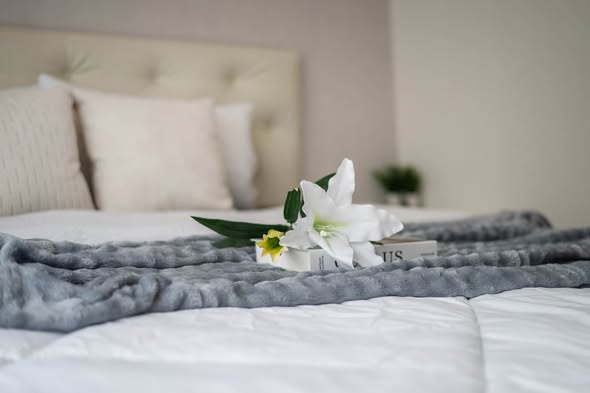 bedroom of Happy condo ladprao
