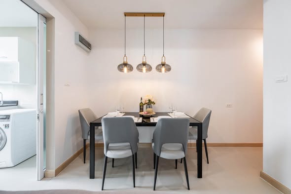 room interior of Happy condo ladprao