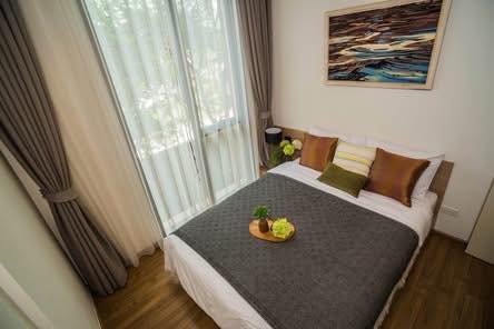 bedroom of Hasu Haus