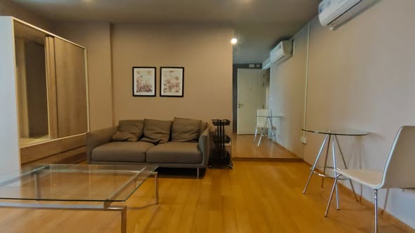 living room and room interior of Hive Sukhumvit 65