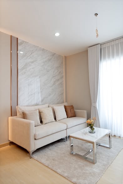 living room of Hive Taksin Condominium