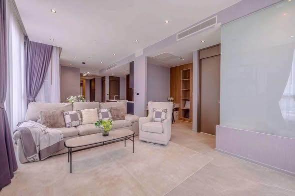 bedroom and living room of HYDE Heritage Thonglor, Sukhumvit 59 main road
