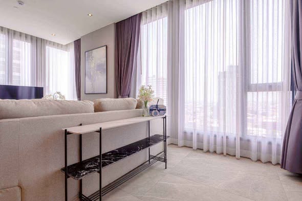 living room and room interior of HYDE Heritage Thonglor, Sukhumvit 59 main road
