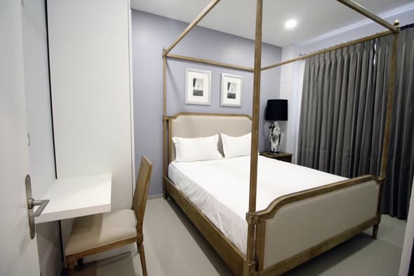 bedroom of I-NINE Pool Villa