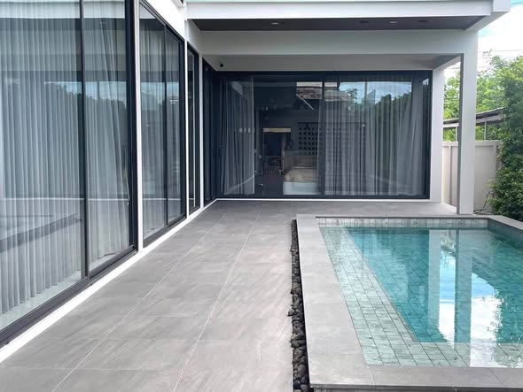 room interior of I-NINE Pool Villa