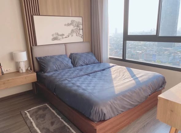 bedroom of IDEO Chula-Sam Yan