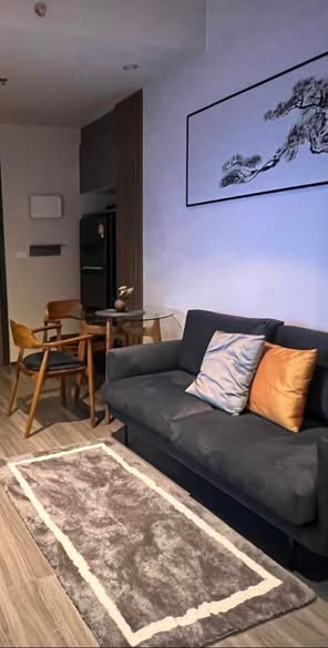 living room of IDEO Chula-Sam Yan