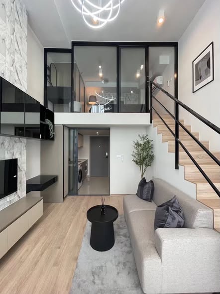 living room and room interior of Ideo Mobi Rama 9